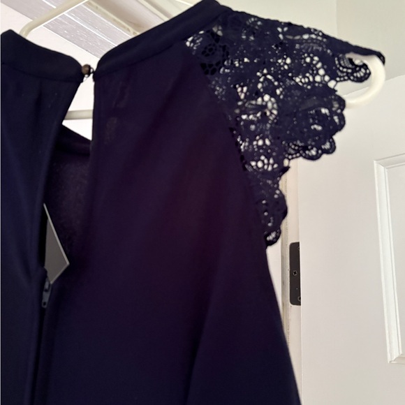 Speechless Navy Blue Lace Dress - Picture 2 of 9
